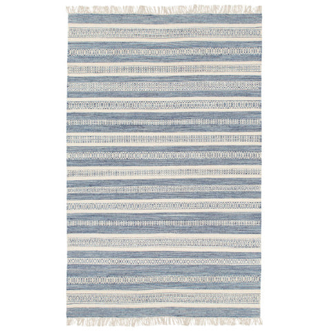 Image of Surya Lawry Cottage Navy, Pale Blue, Cream Rugs LRY-7001