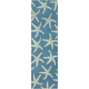 Surya Lighthouse Coastal Denim, Sea Foam, Khaki Rugs LTH-7006