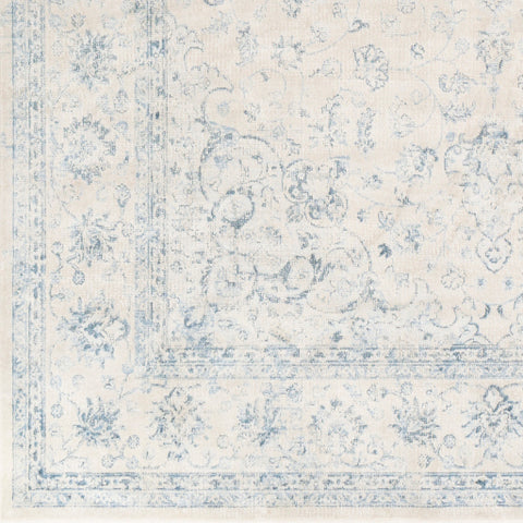 Image of Surya Luxembourg Traditional Denim, Ivory Rugs LUM-1000