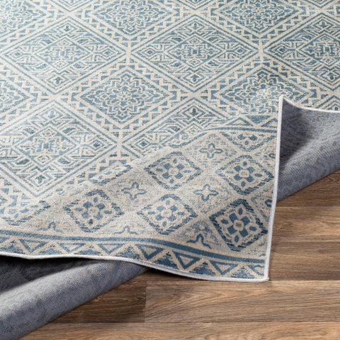 Image of Surya Luxembourg Traditional Denim, Ivory Rugs LUM-1001