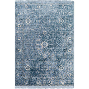 Surya Luxembourg Traditional Denim, Ivory Rugs LUM-1002