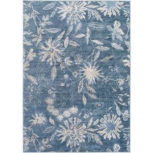 Surya Luxembourg Traditional Denim, Ivory Rugs LUM-1003