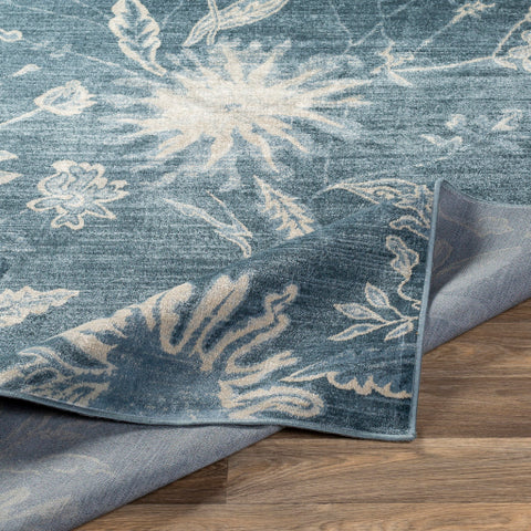 Image of Surya Luxembourg Traditional Denim, Ivory Rugs LUM-1003