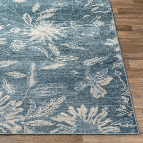 Image of Surya Luxembourg Traditional Denim, Ivory Rugs LUM-1003