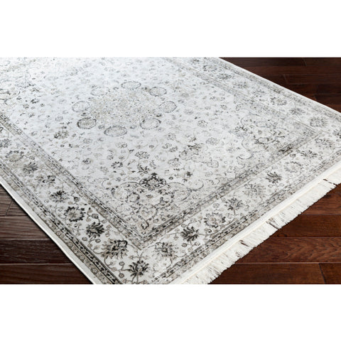 Image of Surya Luxembourg Traditional Black, Taupe, Ivory Rugs LUM-1004
