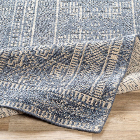 Image of Surya Livorno Traditional Denim, Charcoal, Khaki Rugs LVN-2301