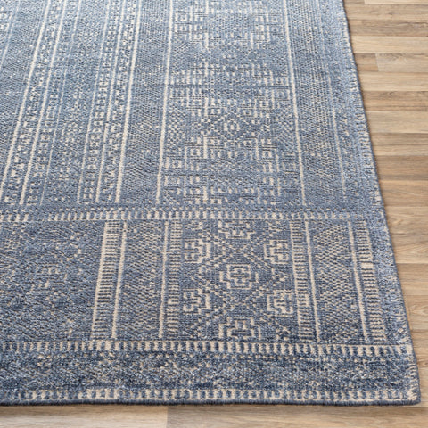 Image of Surya Livorno Traditional Denim, Charcoal, Khaki Rugs LVN-2301