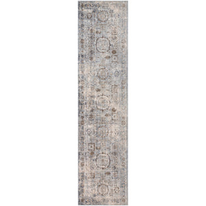 Surya Liverpool Traditional Charcoal, Medium Gray, Silver Gray, White, Ivory, Camel Rugs LVP-2304