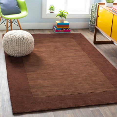 Image of Surya Mystique Modern Dark Brown Rugs M-294