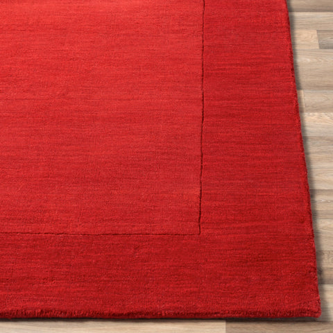 Image of Surya Mystique Modern Dark Red Rugs M-299