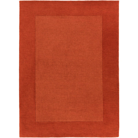 Image of Surya Mystique Modern Burnt Orange Rugs M-300