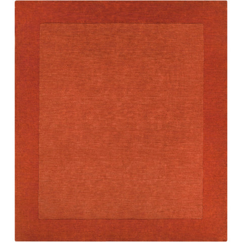 Image of Surya Mystique Modern Burnt Orange Rugs M-300