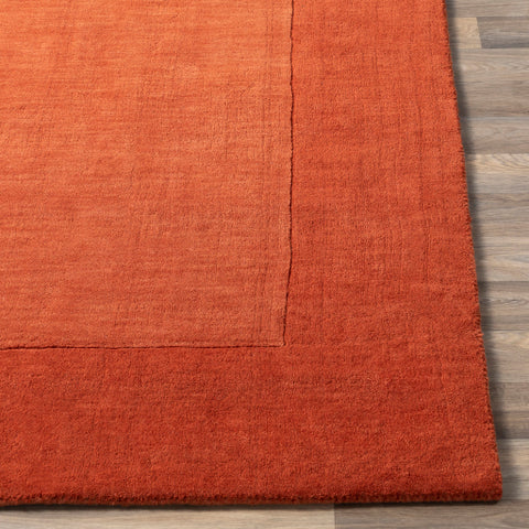 Image of Surya Mystique Modern Burnt Orange Rugs M-300