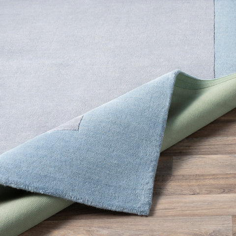 Image of Surya Mystique Modern Medium Gray, Aqua Rugs M-305