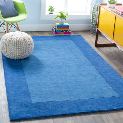 Image of Surya Mystique Modern Dark Blue Rugs M-308