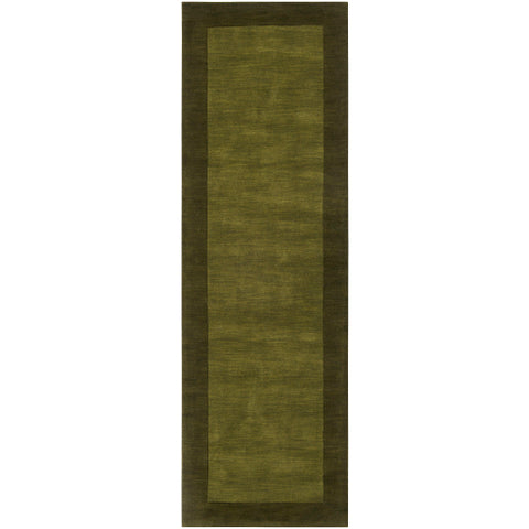 Image of Surya Mystique Modern Dark Green Rugs M-315