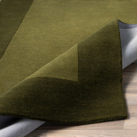 Image of Surya Mystique Modern Dark Green Rugs M-315