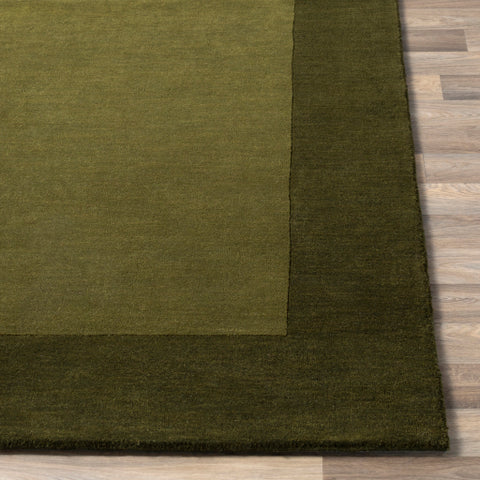 Image of Surya Mystique Modern Dark Green Rugs M-315