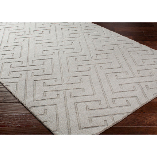 Surya Mystique Modern Light Gray Rugs M-5455