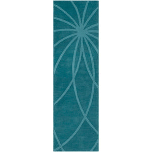 Surya Mystique Modern Teal Rugs M-5461