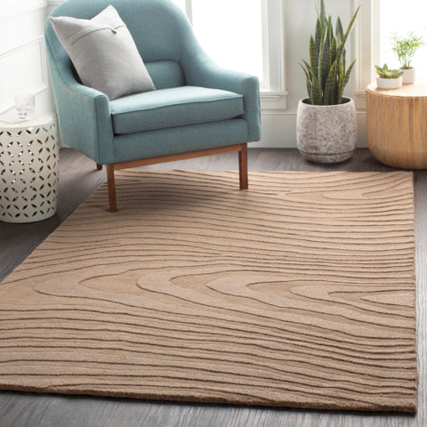 Image of Surya Mystique Modern Camel Rugs M-5465