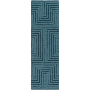 Surya Mystique Modern Teal Rugs M-5466