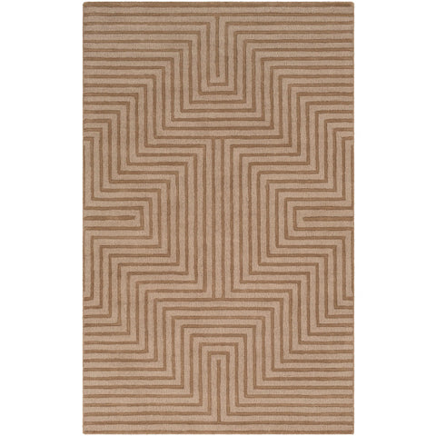 Image of Surya Mystique Modern Tan Rugs M-5467