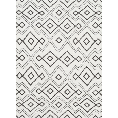 Image of Surya Moroccan Shag Global Black, Charcoal, White Rugs MCS-2308