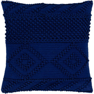 Surya Merdo Texture Navy Pillow Cover MDO-002-Wanderlust Rugs