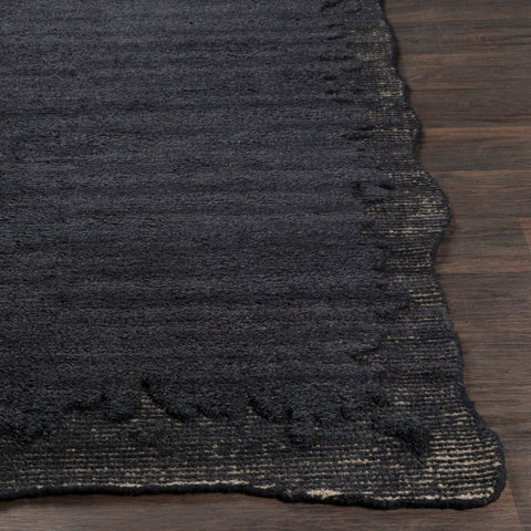 Image of Surya Mezcla Modern Black, Light Gray Rugs MEZ-1000