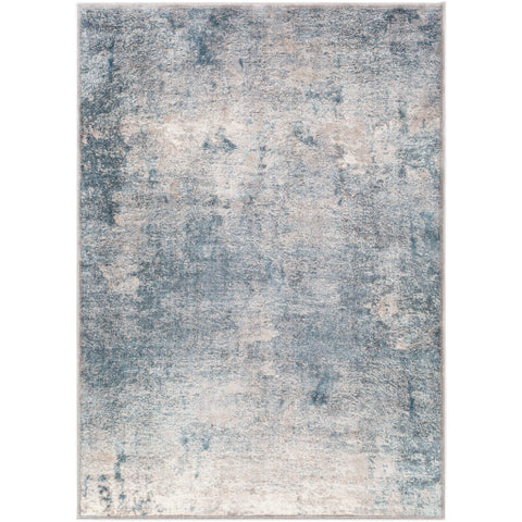 Image of Surya Mediterranean Modern Ivory, Tan, Dark Blue, Aqua Rugs MIE-1003