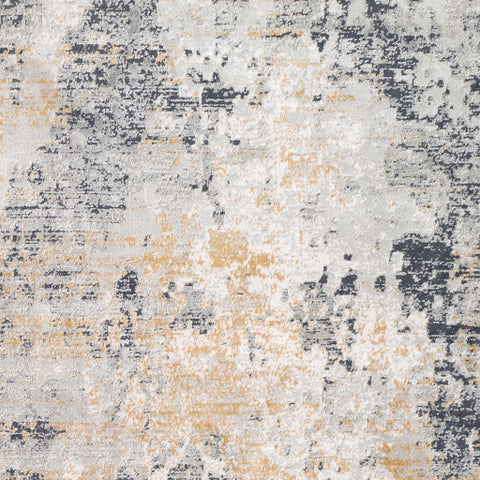 Image of Surya Milano Modern Light Gray, Charcoal, Mustard, Medium Gray, White Rugs MLN-2303