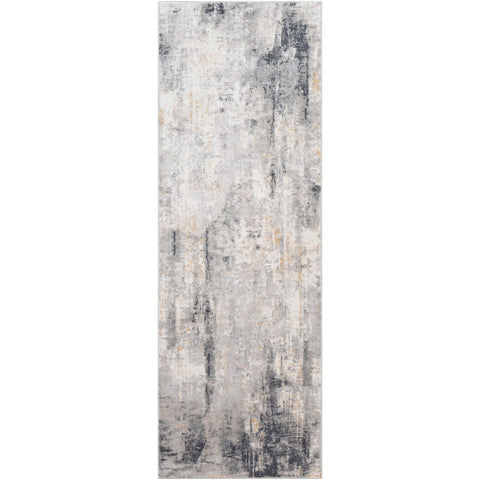 Image of Surya Milano Modern Light Gray, Medium Gray, Mustard, White, Charcoal Rugs MLN-2304