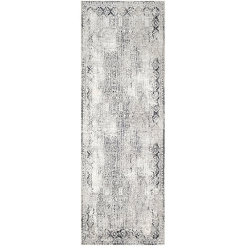 Image of Surya Milano Traditional Light Gray, Charcoal, Medium Gray, White Rugs MLN-2307