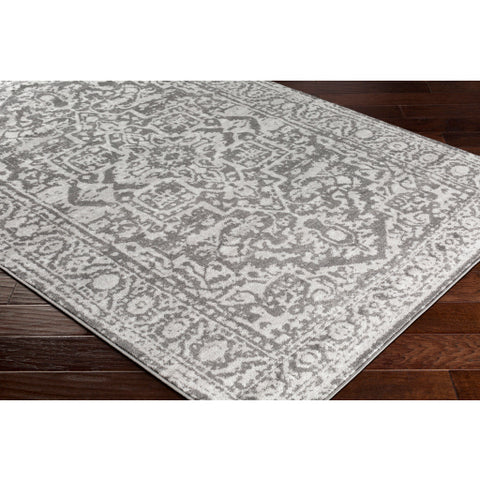 Image of Surya Monte Carlo Traditional Charcoal, Light Gray Rugs MNC-2300