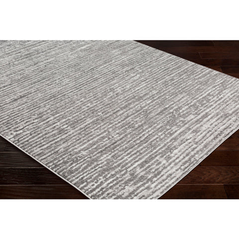 Image of Surya Monte Carlo Modern Light Gray, White, Charcoal Rugs MNC-2308