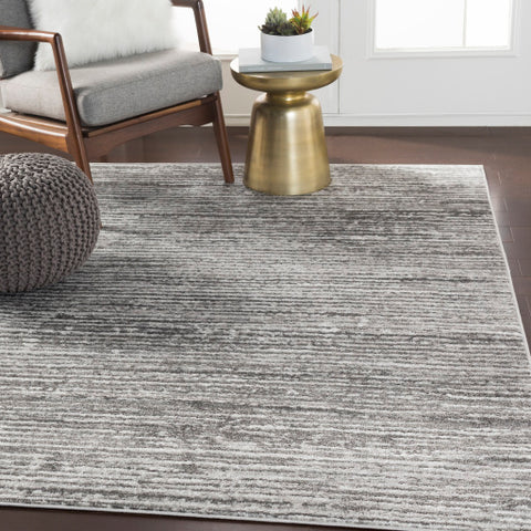 Image of Surya Monte Carlo Modern Light Gray, White, Charcoal Rugs MNC-2308