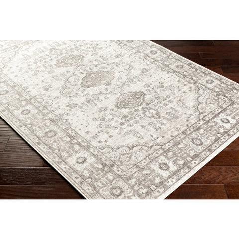 Image of Surya Monte Carlo Traditional Light Gray, Charcoal, White Rugs MNC-2330