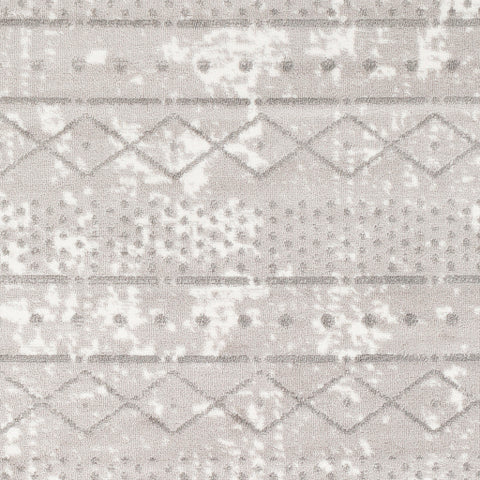 Image of Surya Monte Carlo Modern Light Gray, Charcoal, White Rugs MNC-2338