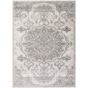 Surya Monte Carlo Traditional Charcoal, Light Gray, White Rugs MNC-2339