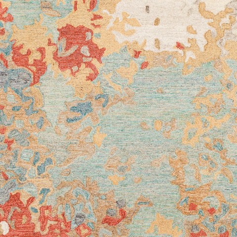 Image of Surya Modern Nouveau Modern Rust, Aqua, Sea Foam, Navy, Tan, Camel, Wheat Rugs MNV-1000
