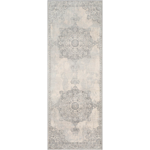 Image of Surya Monaco Traditional Silver Gray, Medium Gray, Cream Rugs MOC-2301