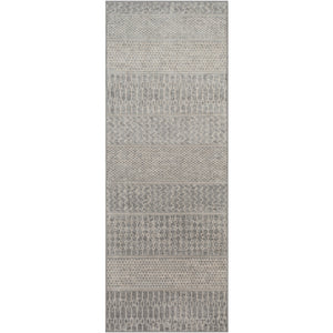 Surya Monaco Global Silver Gray, Medium Gray, Cream Rugs MOC-2304