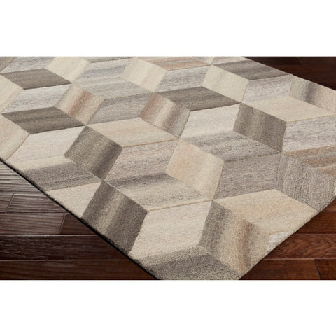 Image of Surya Mountain Modern Butter, Khaki, Taupe, Camel, Cream Rugs MOI-1016