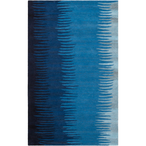 Image of Surya Mosaic Modern Bright Blue, Sky Blue, Navy, Ink, Light Gray Rugs MOS-1086