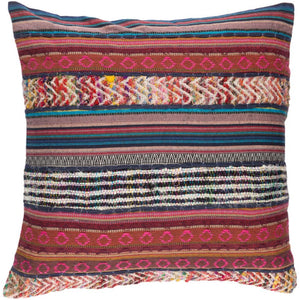 Surya Marrakech Bohemian/Global Bright Pink, Camel, Clay, Cream, Violet Pillow Kit MR-002-Wanderlust Rugs