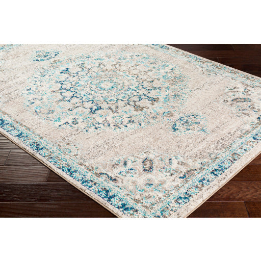 Surya Morocco Traditional Light Gray, Camel, Teal, Pale Blue, Charcoal, Navy, Beige, White Rugs MRC-2321