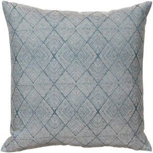 Surya Messina Modern Teal, Metallic - Champagne Pillow Cover MSA-001-Wanderlust Rugs