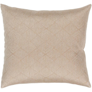 Surya Messina Modern Tan, Metallic - Champagne Pillow Cover MSA-003-Wanderlust Rugs