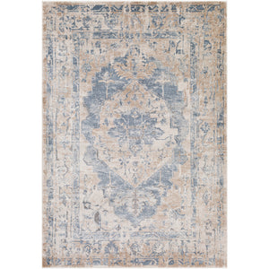 Surya Marvel Traditional Denim, Ivory, Taupe, Medium Gray, Silver Gray Rugs MVL-2302